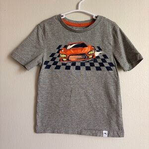 Tommy Bahama Boys' Gray and Orange Car Graphic Tee Size 4